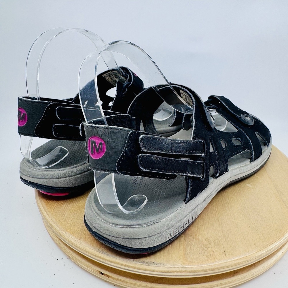 Merrell Cedrus Convert Sandals Womens 8 Black Hiking Outdoor Comfort Shoes - Picture 5 of 8